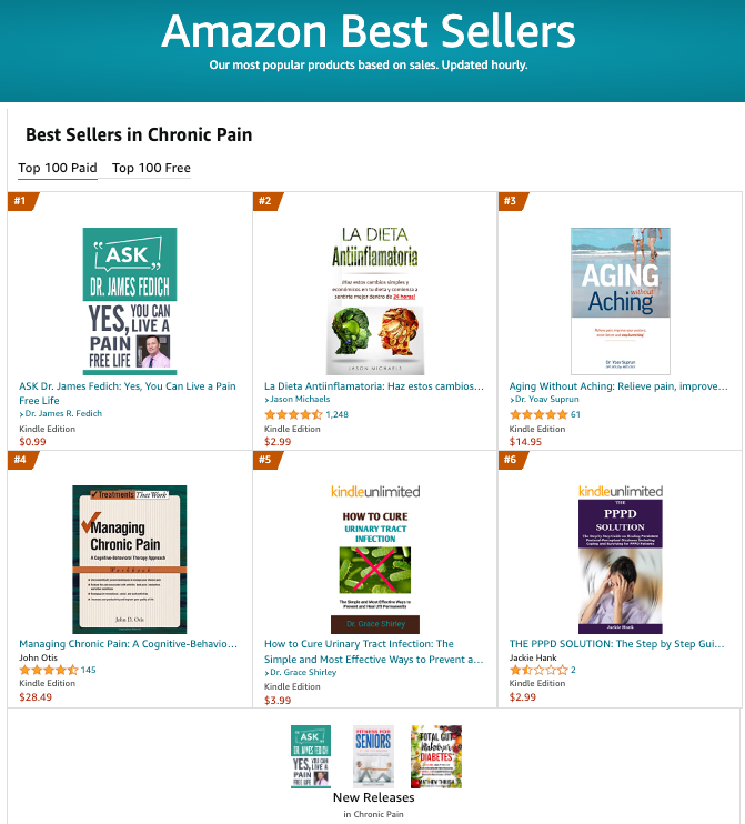 Get a FREE copy of the best selling book "Yes you can live a pain free